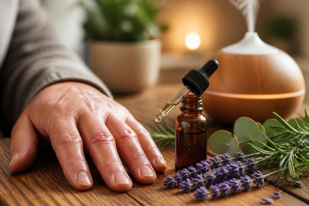 découvrez comment les huiles essentielles peuvent soulager les douleurs liées à l'arthrite grâce à leurs synergies naturelles pour un apaisement efficace.