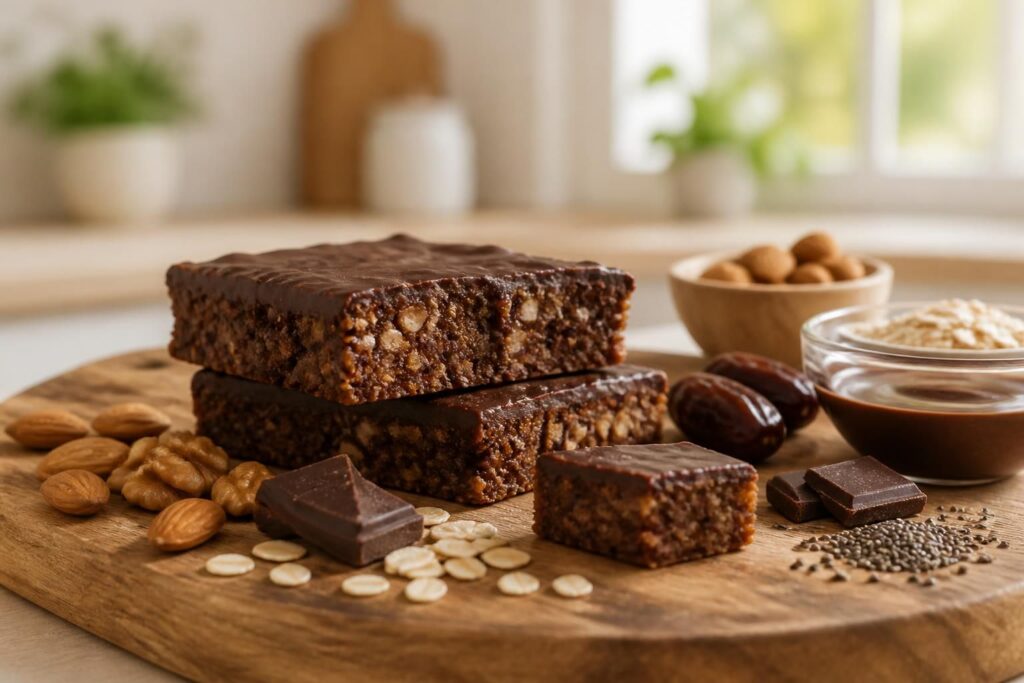 découvrez une recette maison de barre chocolatée alliant plaisir gourmand et énergie saine, parfaite pour une pause gourmande et équilibrée.