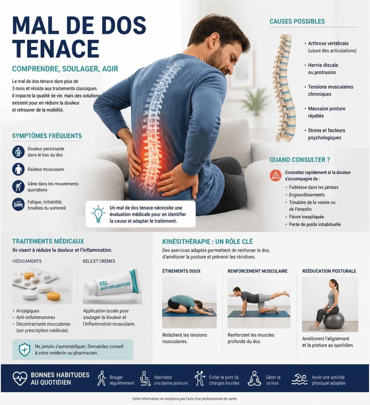 découvrez quel anti-douleur puissant choisir en toute sécurité pour soulager un mal de dos tenace, avec des conseils pratiques pour éviter les risques.