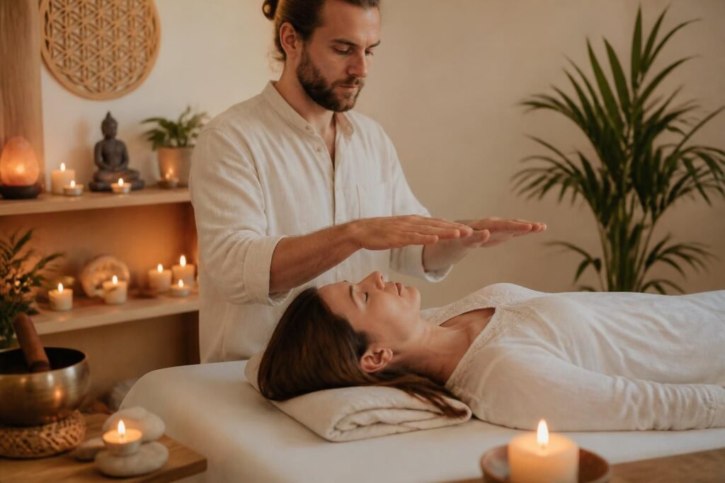 découvrez les bienfaits du reiki, une pratique énergétique millénaire qui favorise la relaxation, l'équilibre émotionnel et le bien-être global.
