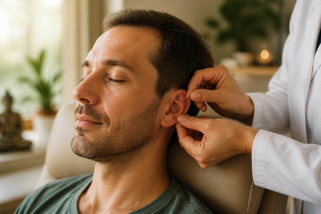 découvrez comment l'acupuncture de l’oreille peut être un remède efficace contre le stress quotidien, en favorisant la détente et le bien-être naturel.