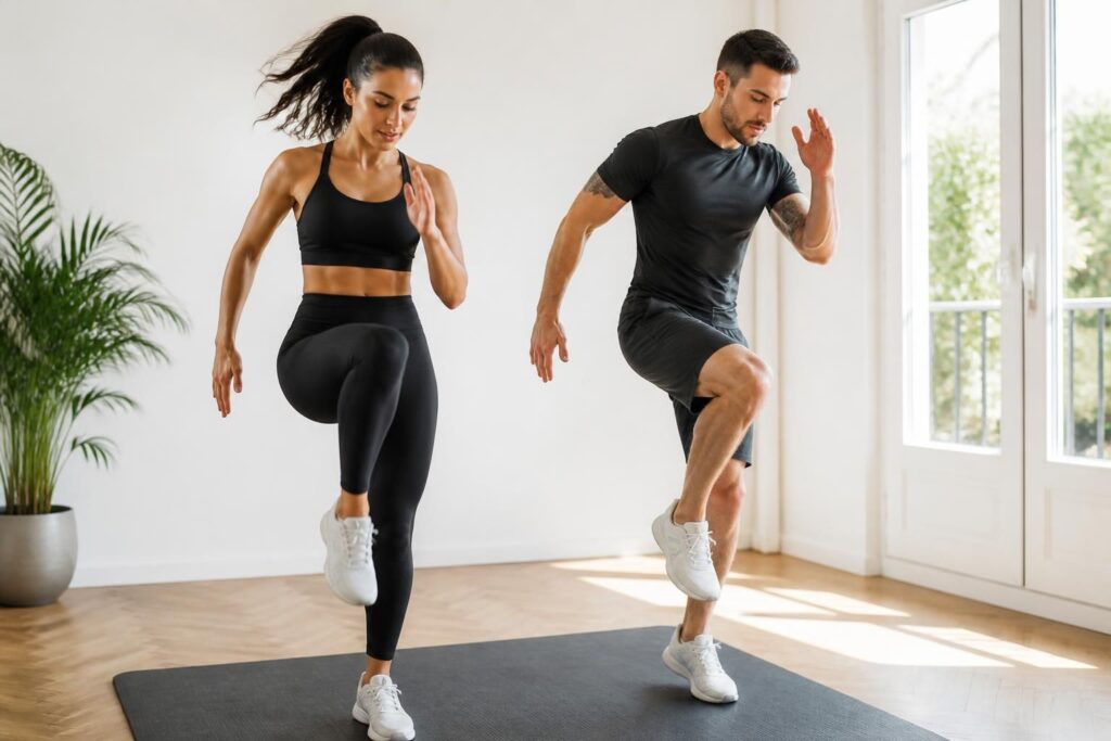 découvrez 5 routines d'exercices cardio à faire maison, faciles et efficaces pour brûler des calories rapidement, sans besoin de matériel.